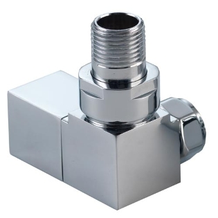 Genesis Cubic Corner Radiator Valves (Pair)